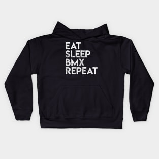 Eat Sleep BMX Repeat Kids Hoodie